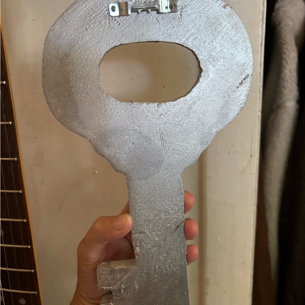 Silver Key Wall Hook - image 2